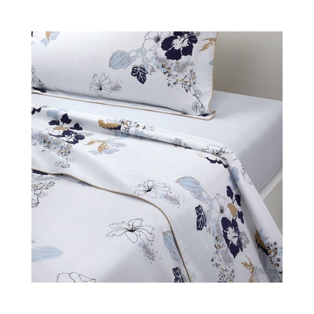 Yves Delorme 300 Thread Count Eclipses Flat Sheet